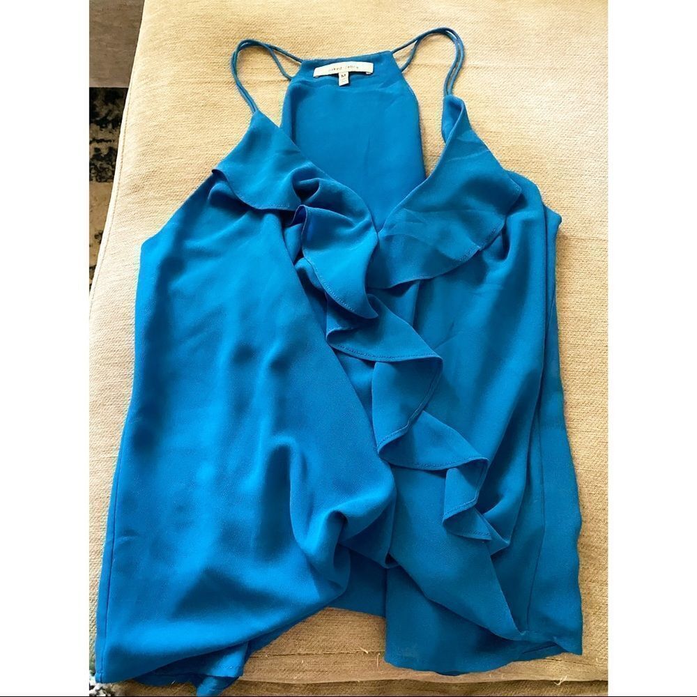 ✨ DRAPED RUFFLE BLOUSE ✨ - Picture 2 of 4